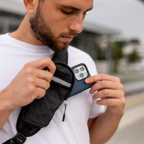 (Not Made In China) Carrywell Crossbody Sling Backpack For Travel,Hiking,Chest Bag,Unisex Adjustable Daypack,Anti-Theft,Packable Shoulder Bags