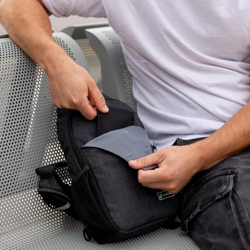 (Not Made In China) Carrywell Crossbody Sling Backpack For Travel,Hiking,Chest Bag,Unisex Adjustable Daypack,Anti-Theft,Packable Shoulder Bags