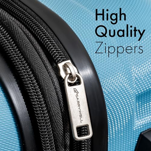 (Not Made In China) 21 Inch Hardside Luggage Spinner, Airline Approved Carry On, Lightweight and Expandable Suitcase, Scratch Resistant Hard Shell, 4 Wheels