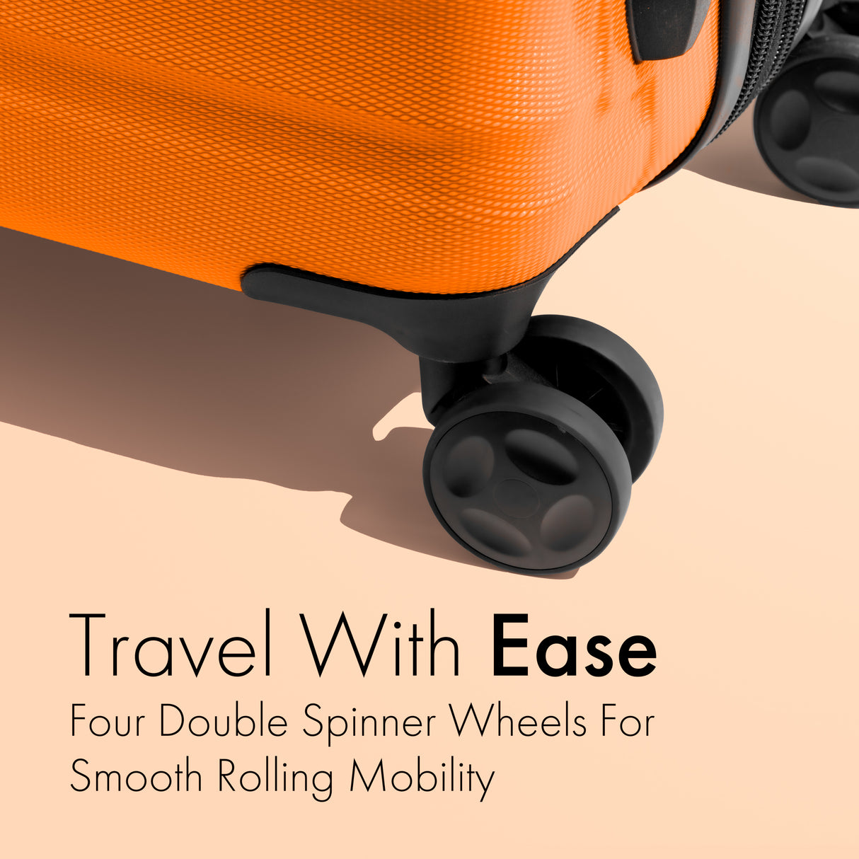 (Not Made In China) 21 Inch Hardside Luggage Spinner, 2 Pack, Airline Approved Carry On, Lightweight and Expandable Suitcase, Scratch Resistant Hard Shell, 4 Wheels