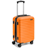 (Not Made In China) 21 Inch Hardside Luggage Spinner, 2 Pack, Airline Approved Carry On, Lightweight and Expandable Suitcase, Scratch Resistant Hard Shell, 4 Wheels