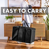 Insulated Food Delivery Bag, Reusable Grocery Carrier, Thermal Insulation Tote for Hot and Cold Food, Pizza, Uber Eats and Doordash